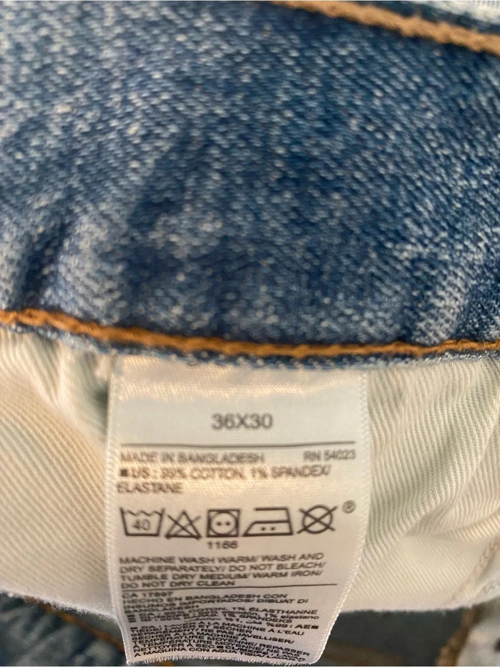 Old Navy Slim Straight Men's Medium Blue Jeans